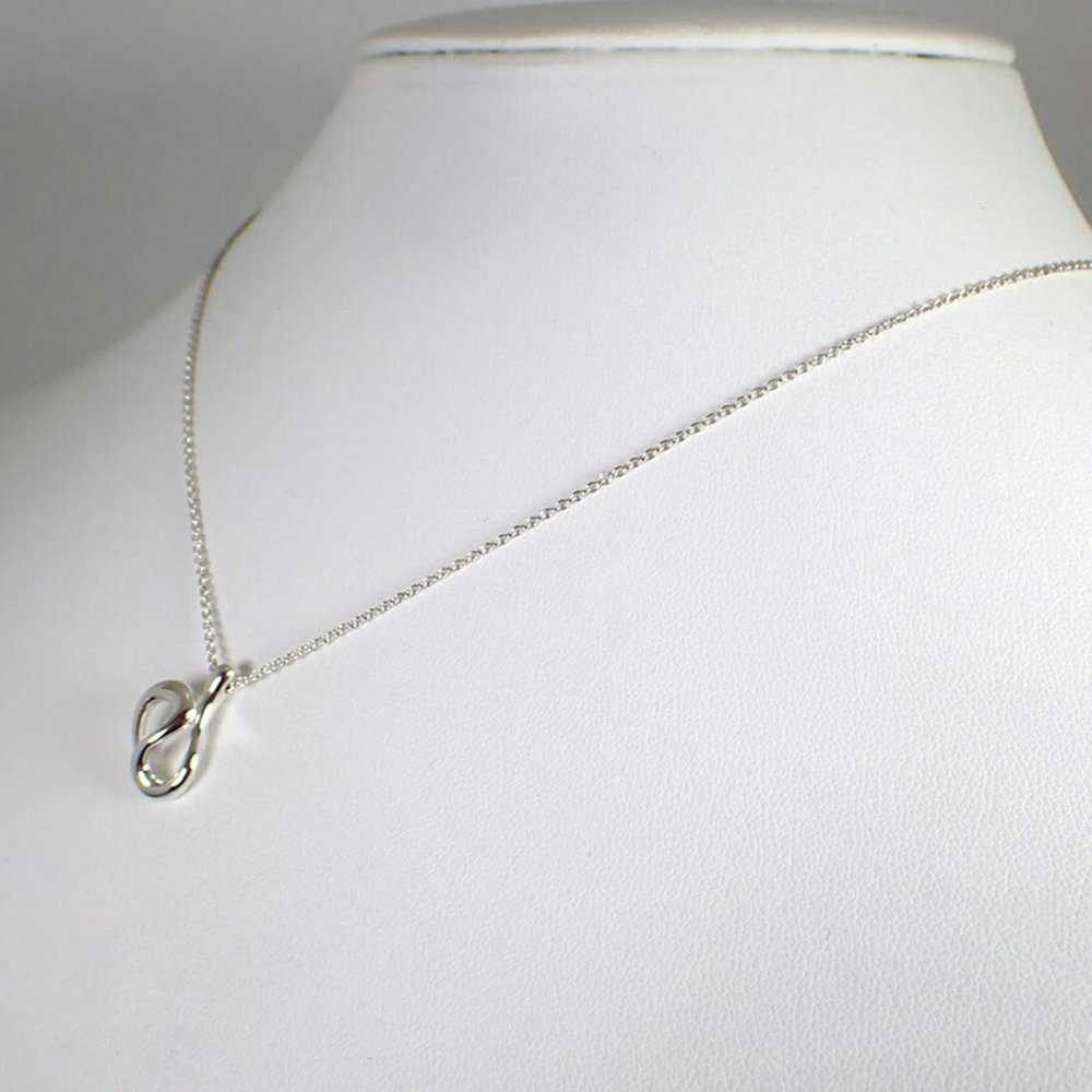 Tiffany & Co. TIFFANY SV925 open wave necklace - image 3