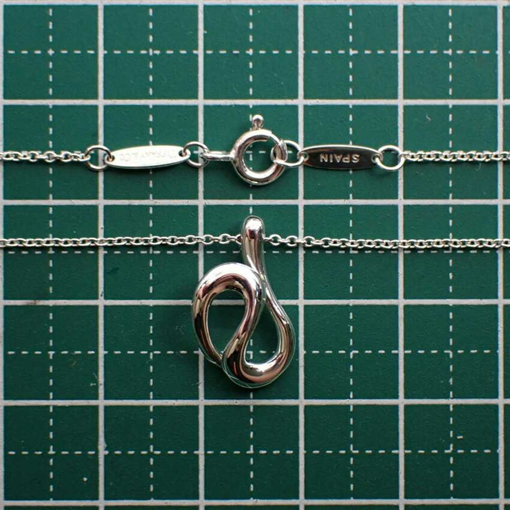 Tiffany & Co. TIFFANY SV925 open wave necklace - image 7