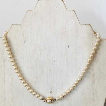 Vintage Mallorca Pearl Necklace