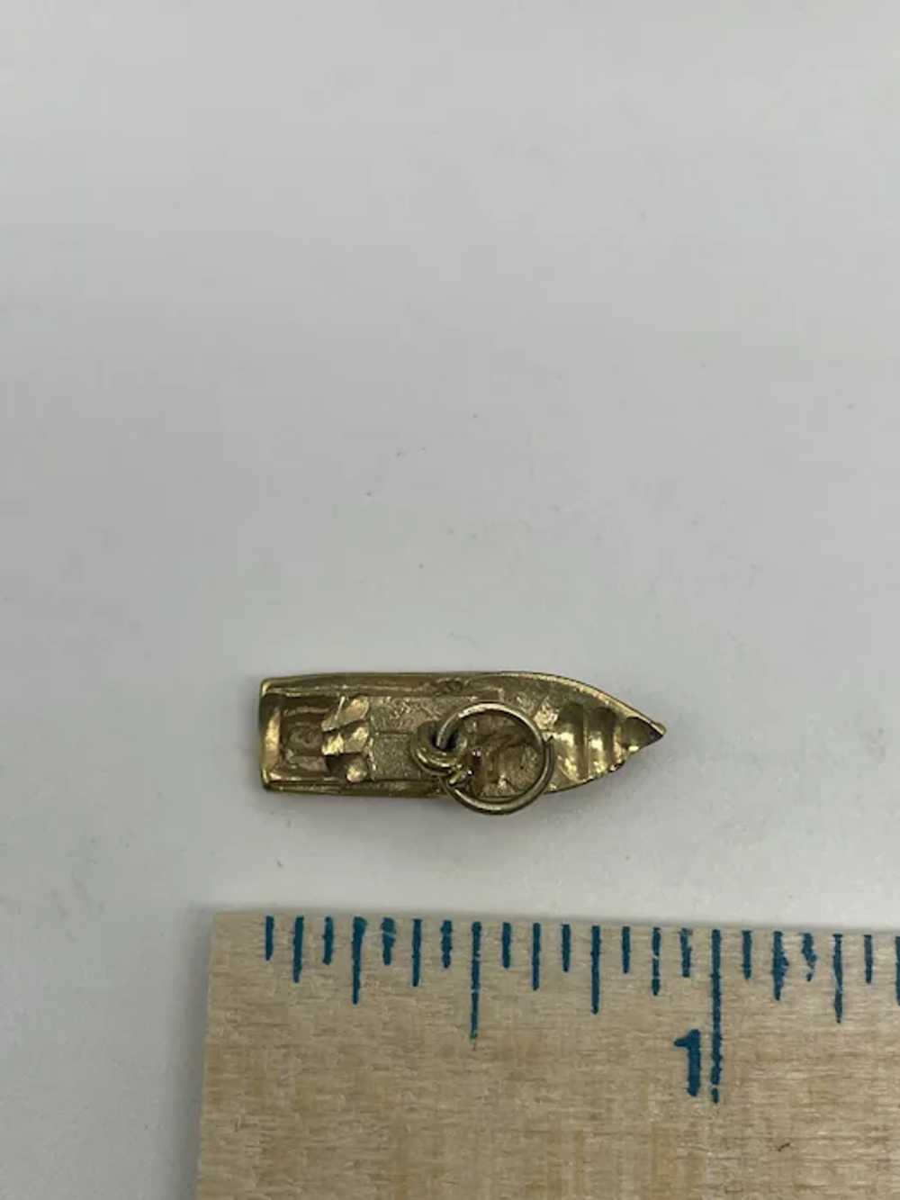 Gold Vermeil Boat Charm Pendant Sterling Silver M… - image 4