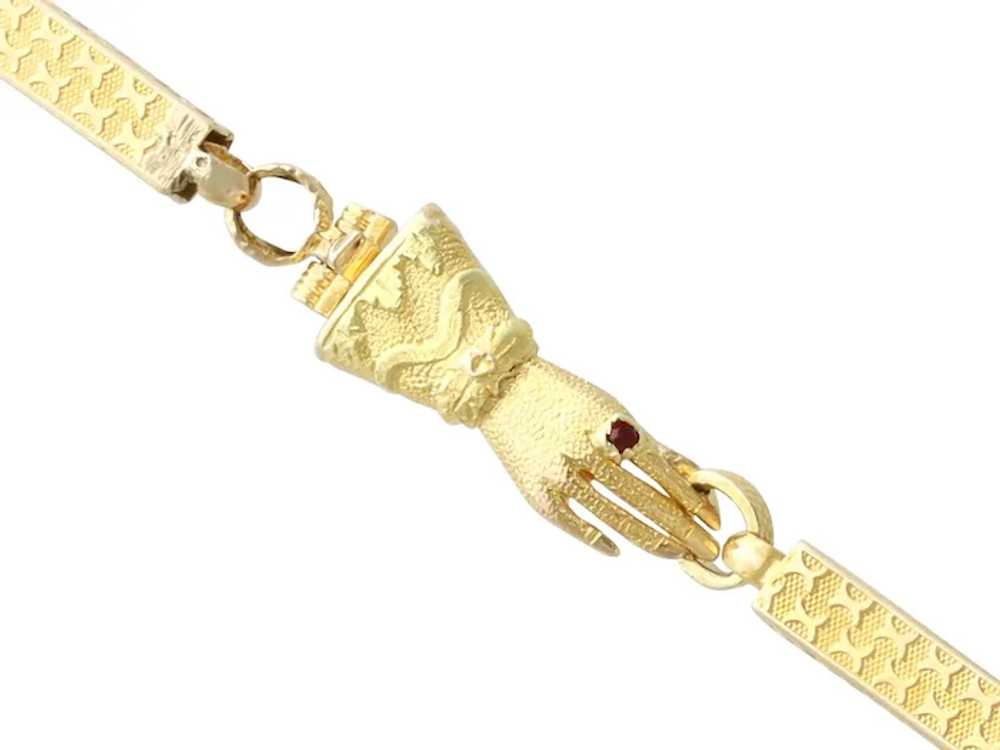 Antique Georgian 18k Yellow Gold Muff Chain Circa… - image 4