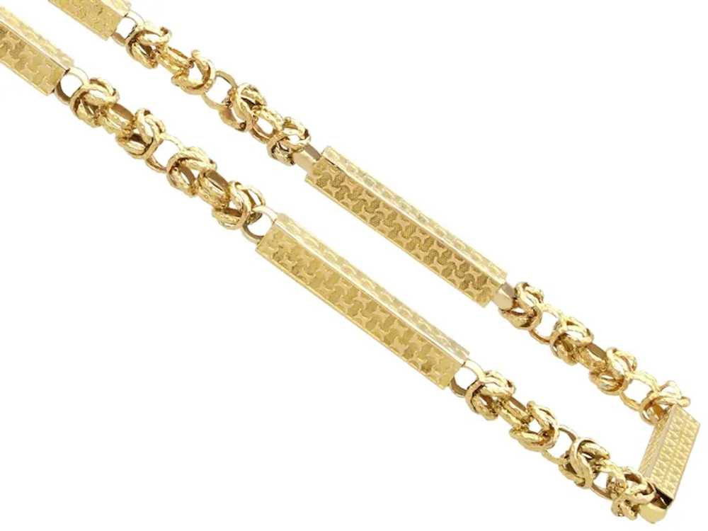 Antique Georgian 18k Yellow Gold Muff Chain Circa… - image 6