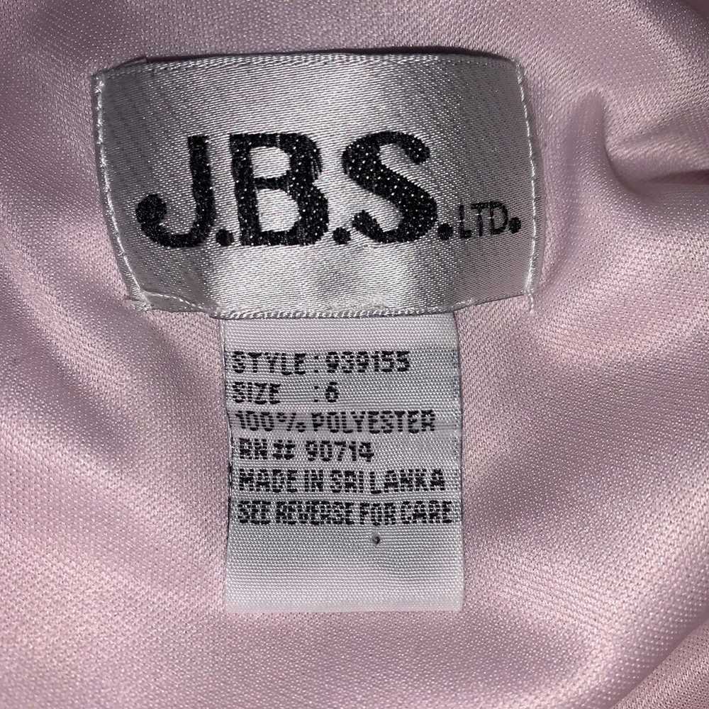 Vintage JBS Ltd Y2K pink chiffon overlay floral d… - image 7