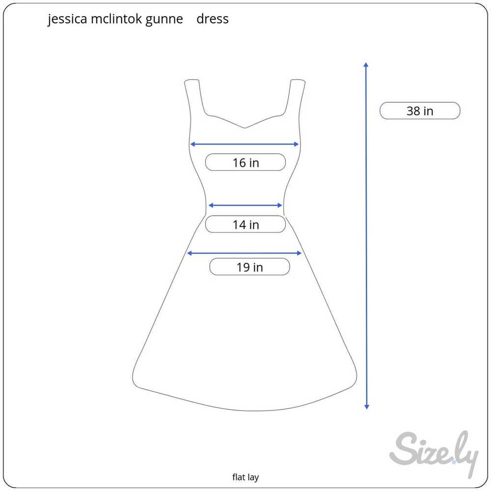 Vintage Jessica McClintok Gunne Sax Mini Dress Fi… - image 10