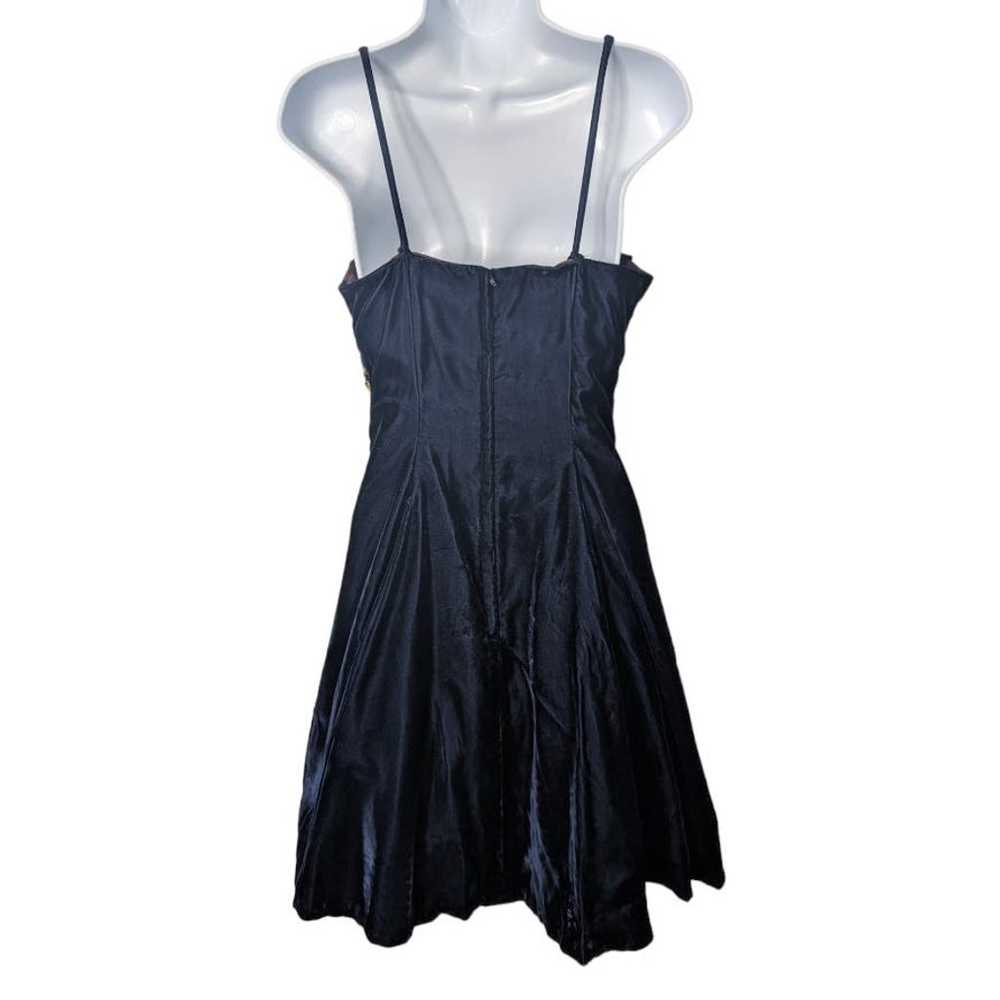 Vintage Jessica McClintok Gunne Sax Mini Dress Fi… - image 2
