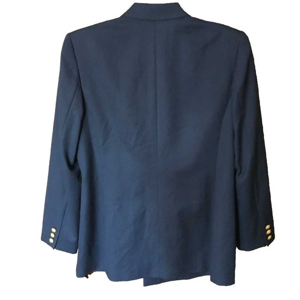 Pendleton Wool Navy Blue Women's Blazer Jacket-Si… - image 2