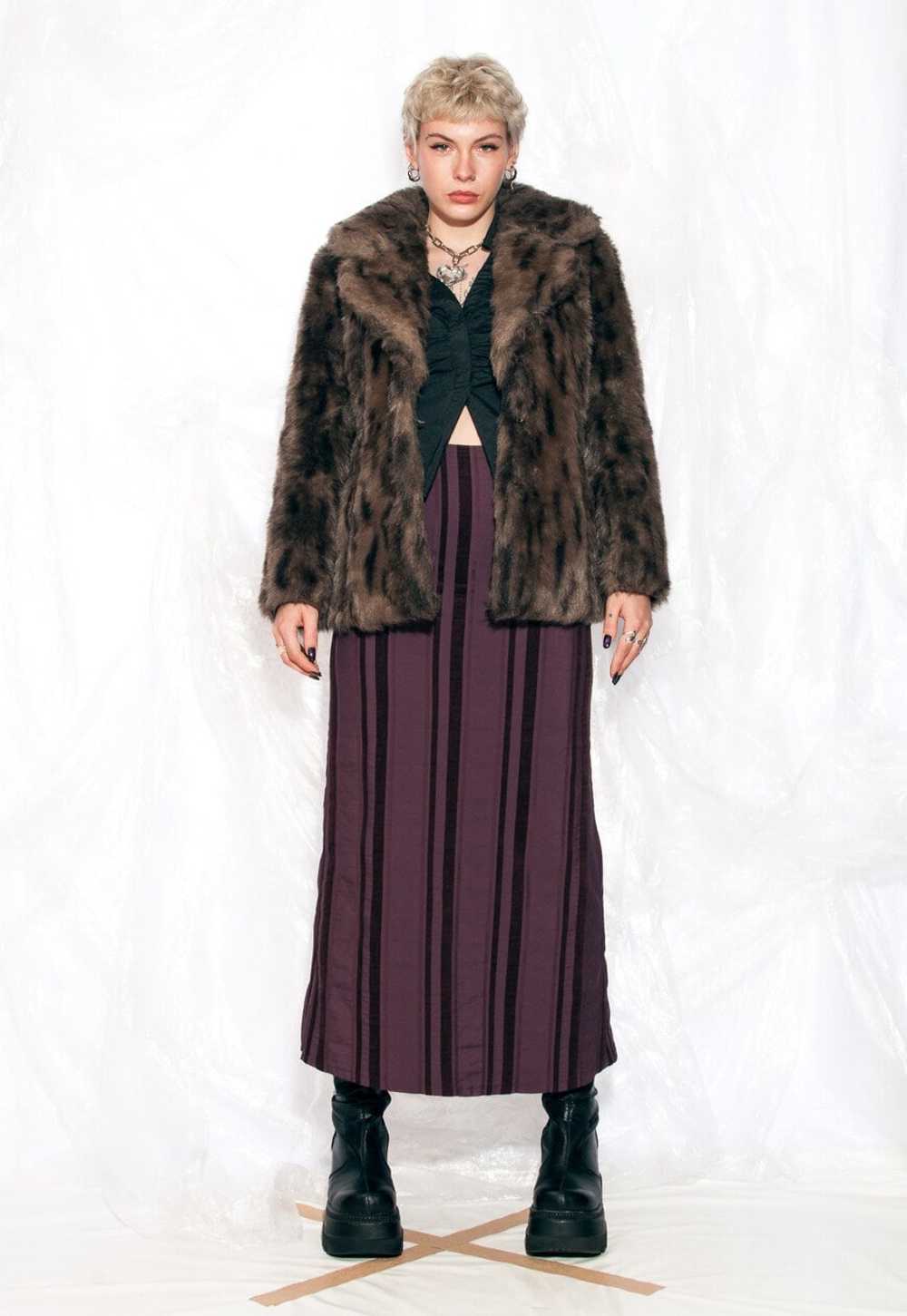 Vintage 70s Winter Teddy Coat in Brown Faux Fur - image 4