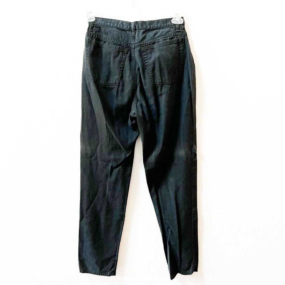 Vintage INC Womens Black Straight Leg Jeans Sz 8P… - image 4