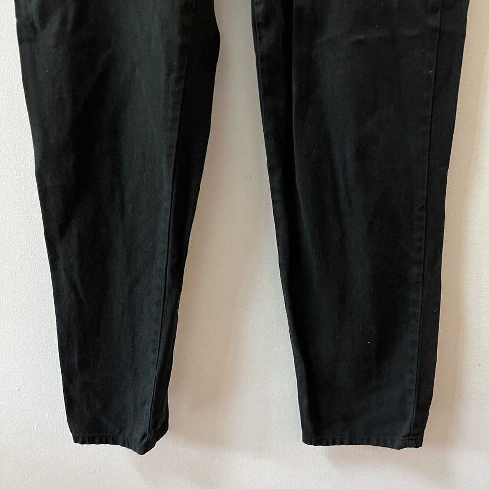Vintage INC Womens Black Straight Leg Jeans Sz 8P… - image 7