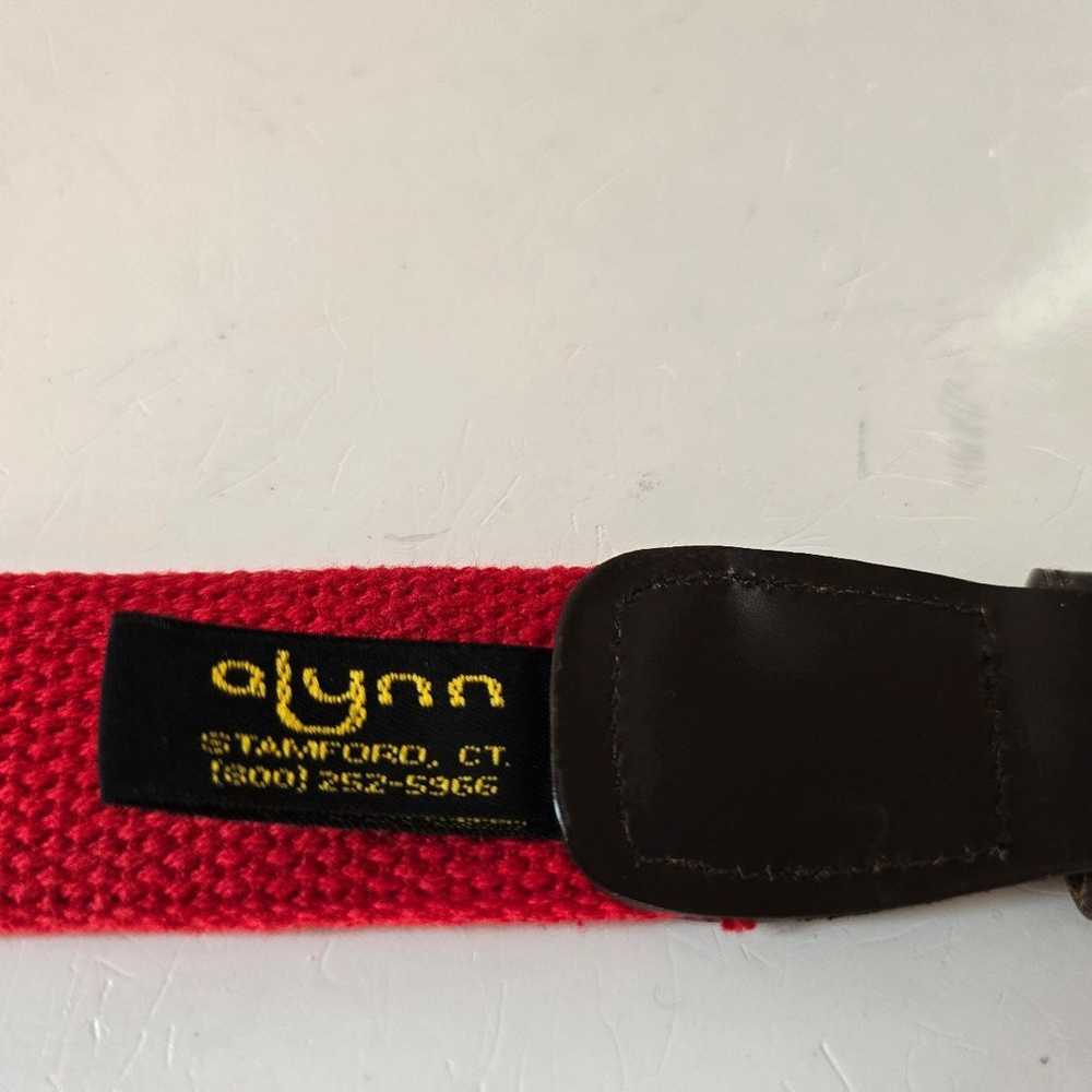 Alynn Vintage Golf Belt red Size 29- 42 waist..ad… - image 3