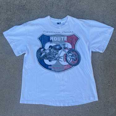 vintage biker tee - image 1