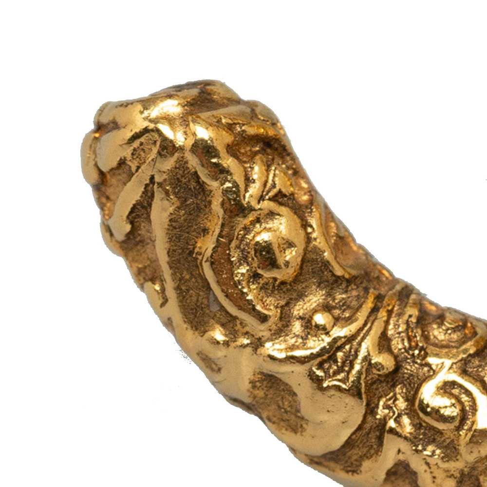 Product Details Chanel Gold Plated CC Brooch - image 6