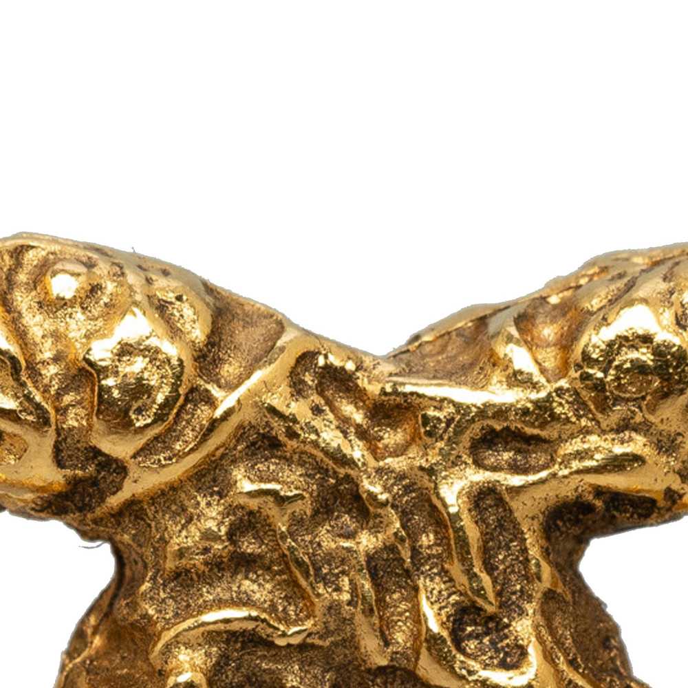 Product Details Chanel Gold Plated CC Brooch - image 7