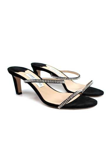 Managed by hewi Jimmy Choo Black Brea Suede Mules 