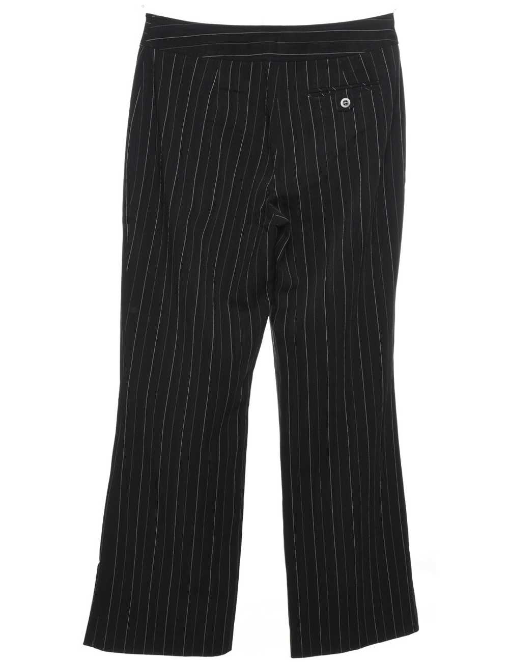 Classic Black Striped Trousers - W30 L30 - image 2