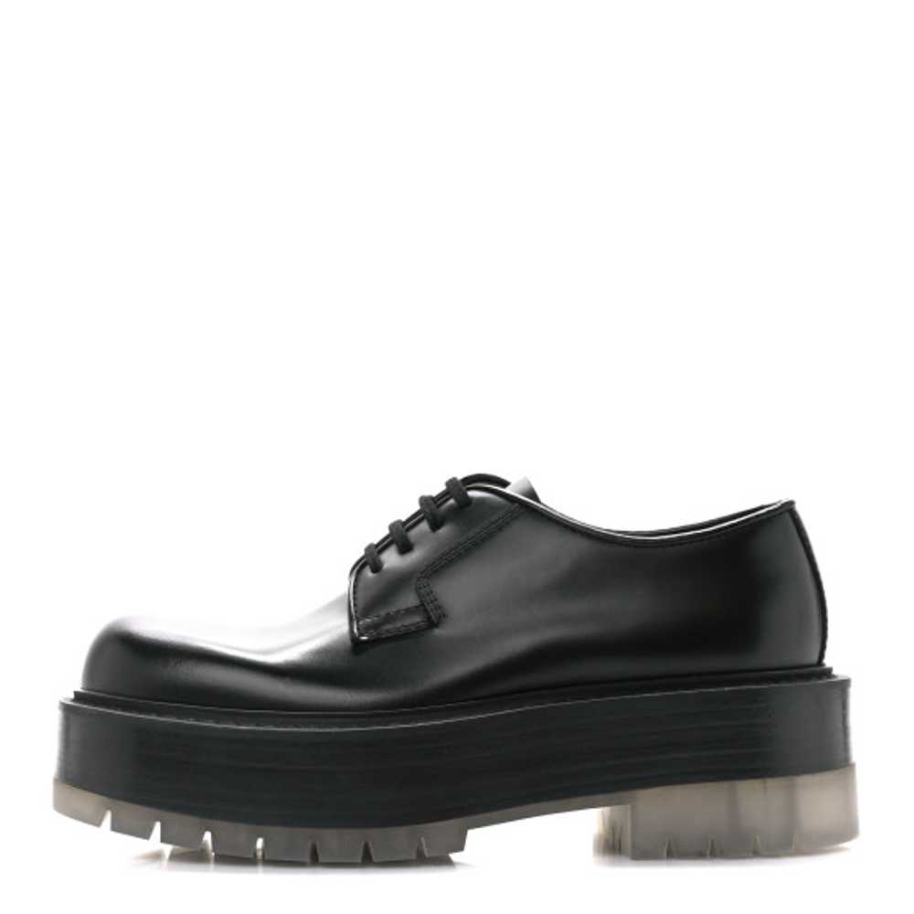 BOTTEGA VENETA Calfskin Platform Derby Shoes 38 B… - image 1
