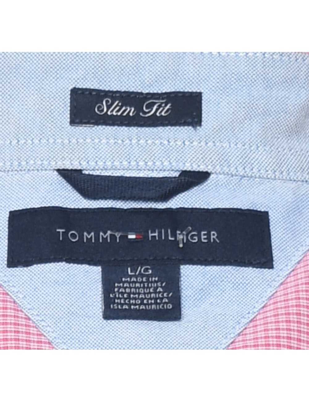 Tommy Hilfiger Checked Pale Pink & White Shirt - L - image 4