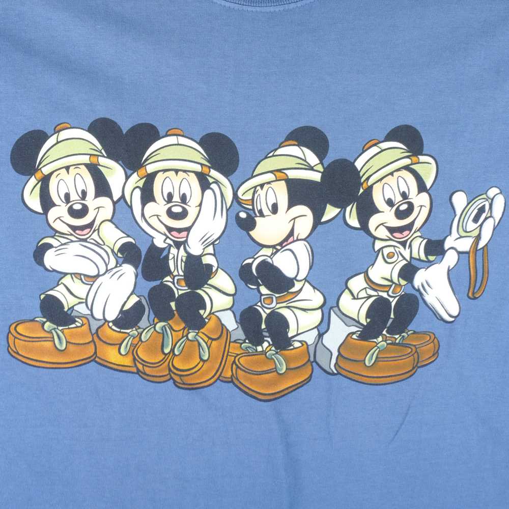 Disney - Mickey Animal Kingdom T-Shirt 1990s X-La… - image 3