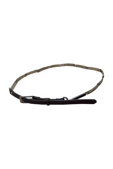 Max Mara chain belt - Thin belt Silver metal and S
