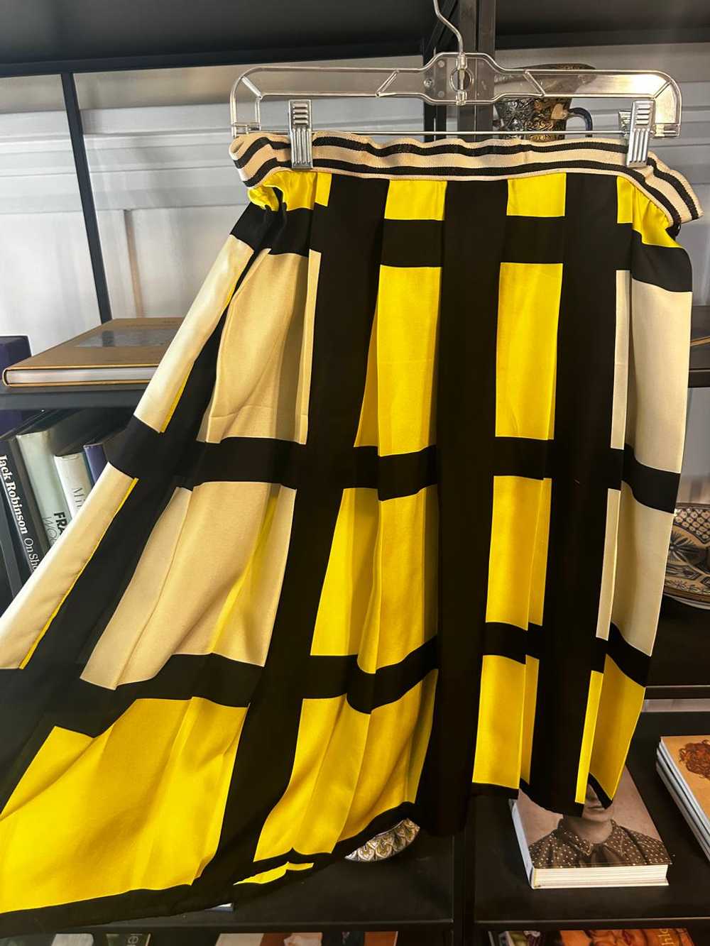 Marni Geometric Yellow Skirt (40) - image 1