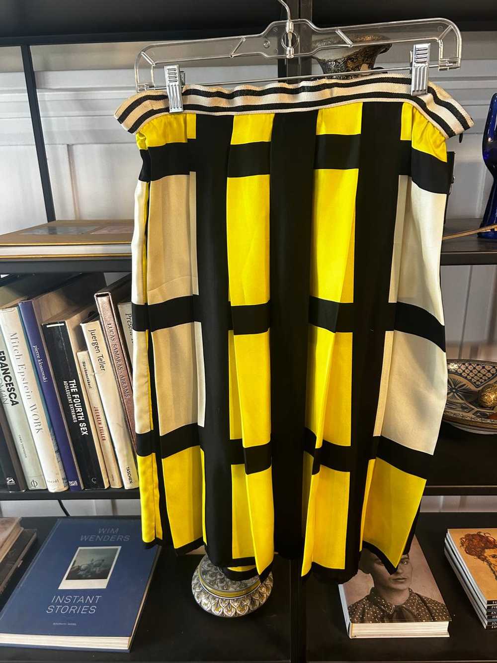 Marni Geometric Yellow Skirt (40) - image 3