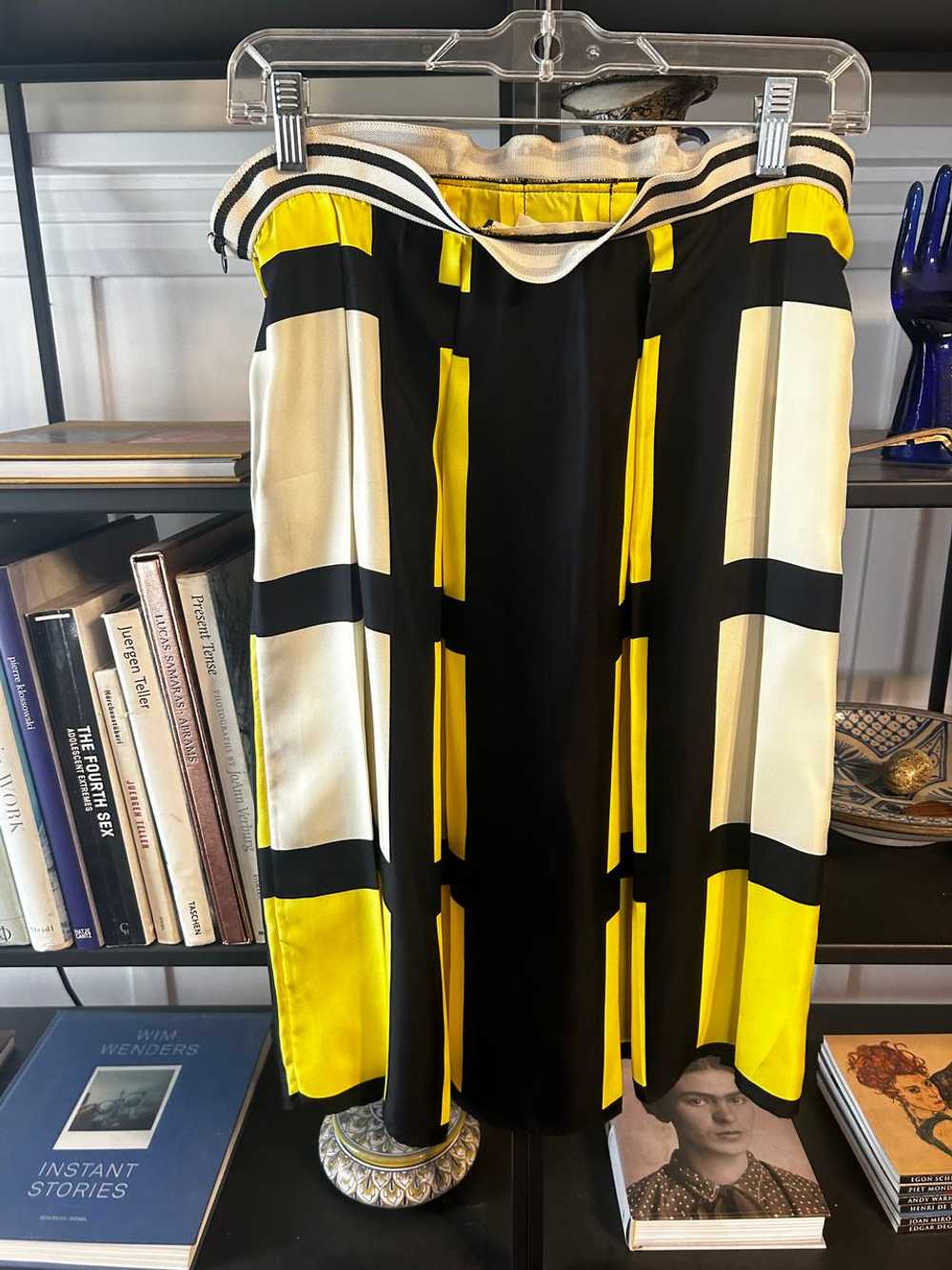Marni Geometric Yellow Skirt (40) - image 4