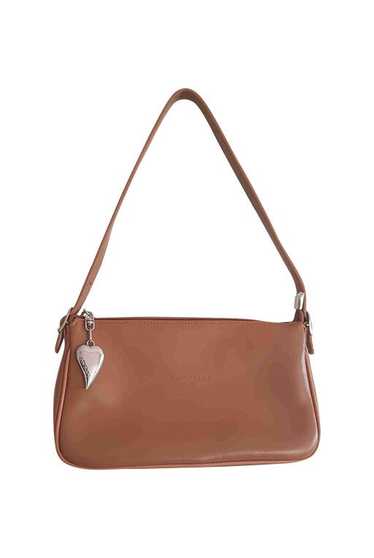 Lancaster bag - Camel shoulder bag, zipper, 1 pock