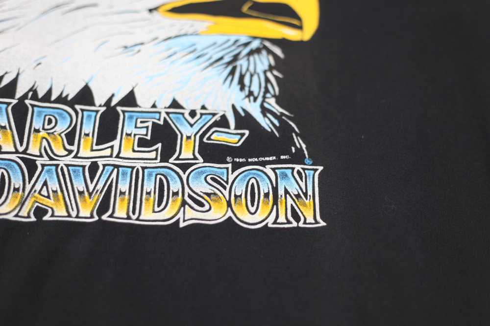 Vintage Harley Davidson Bald Eagle T Shirt Made Gem