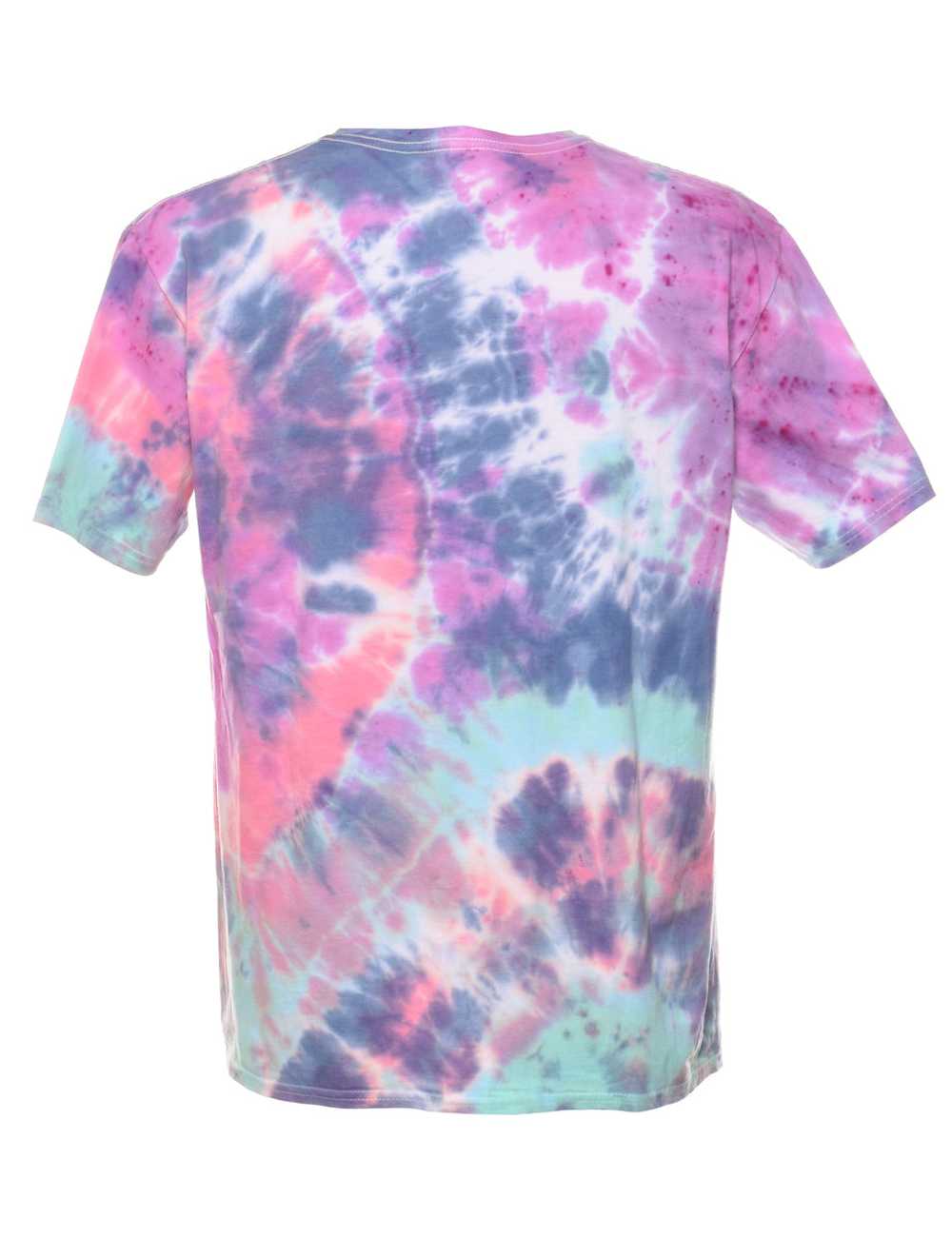 Tie Dye Design Multi-Colour T-Shirt - L - image 2