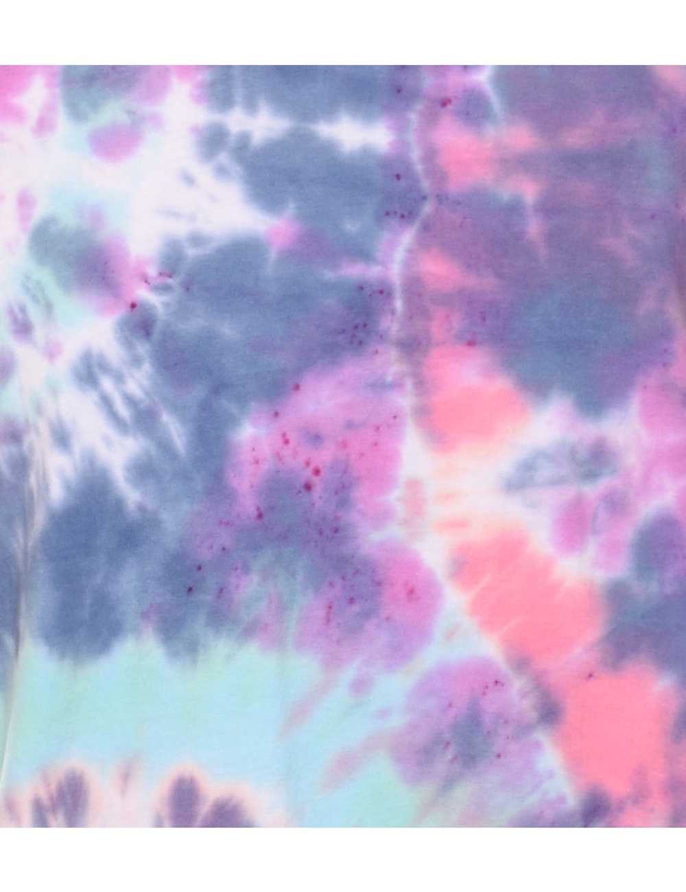 Tie Dye Design Multi-Colour T-Shirt - L - image 3