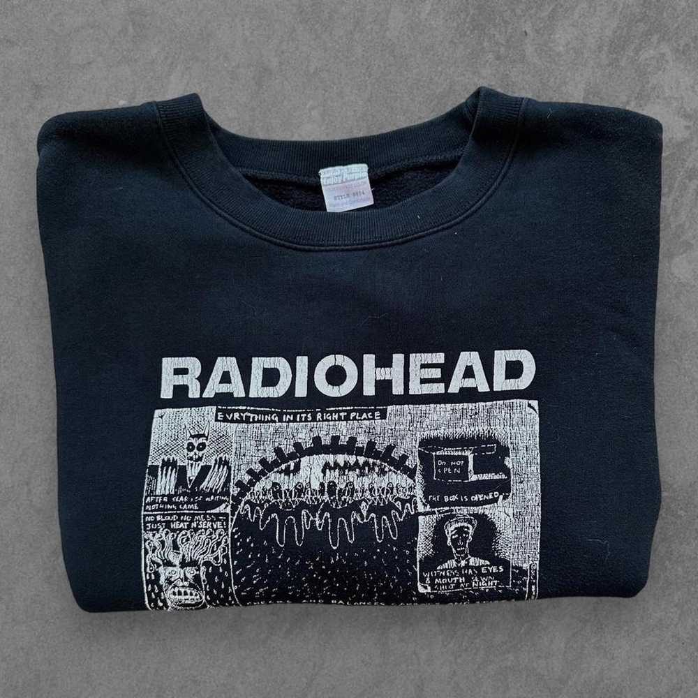 2000s Radiohead Heavyweight Crewneck - image 1