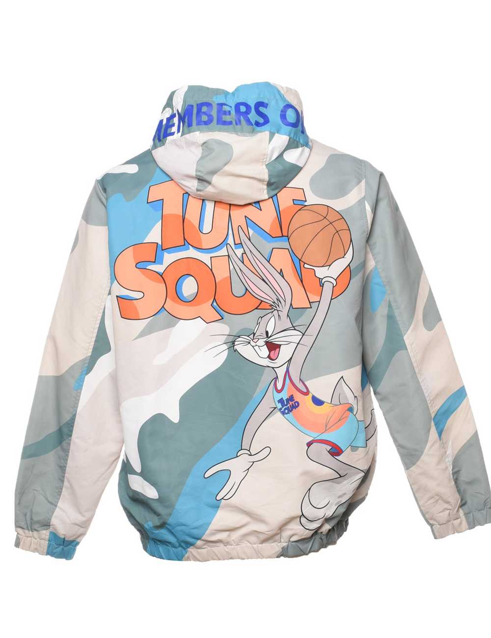 Looney Tunes Multi-Colour Zip-Front 1990s Jacket - M - Gem