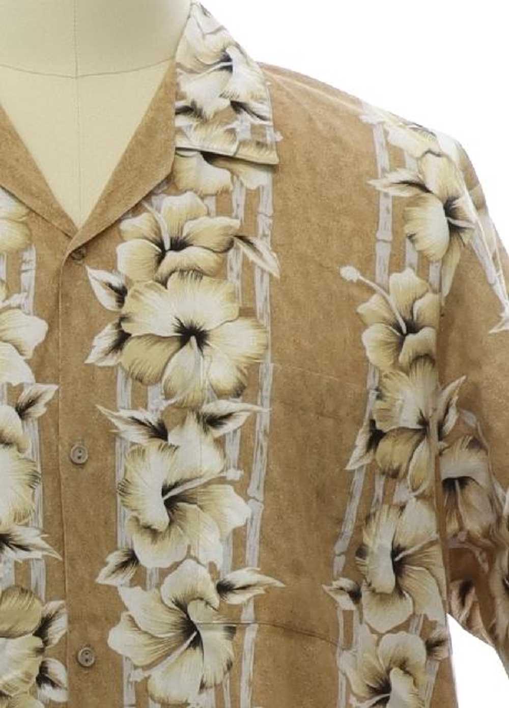 1980's Mens Cotton Hawaiian Shirt - image 2