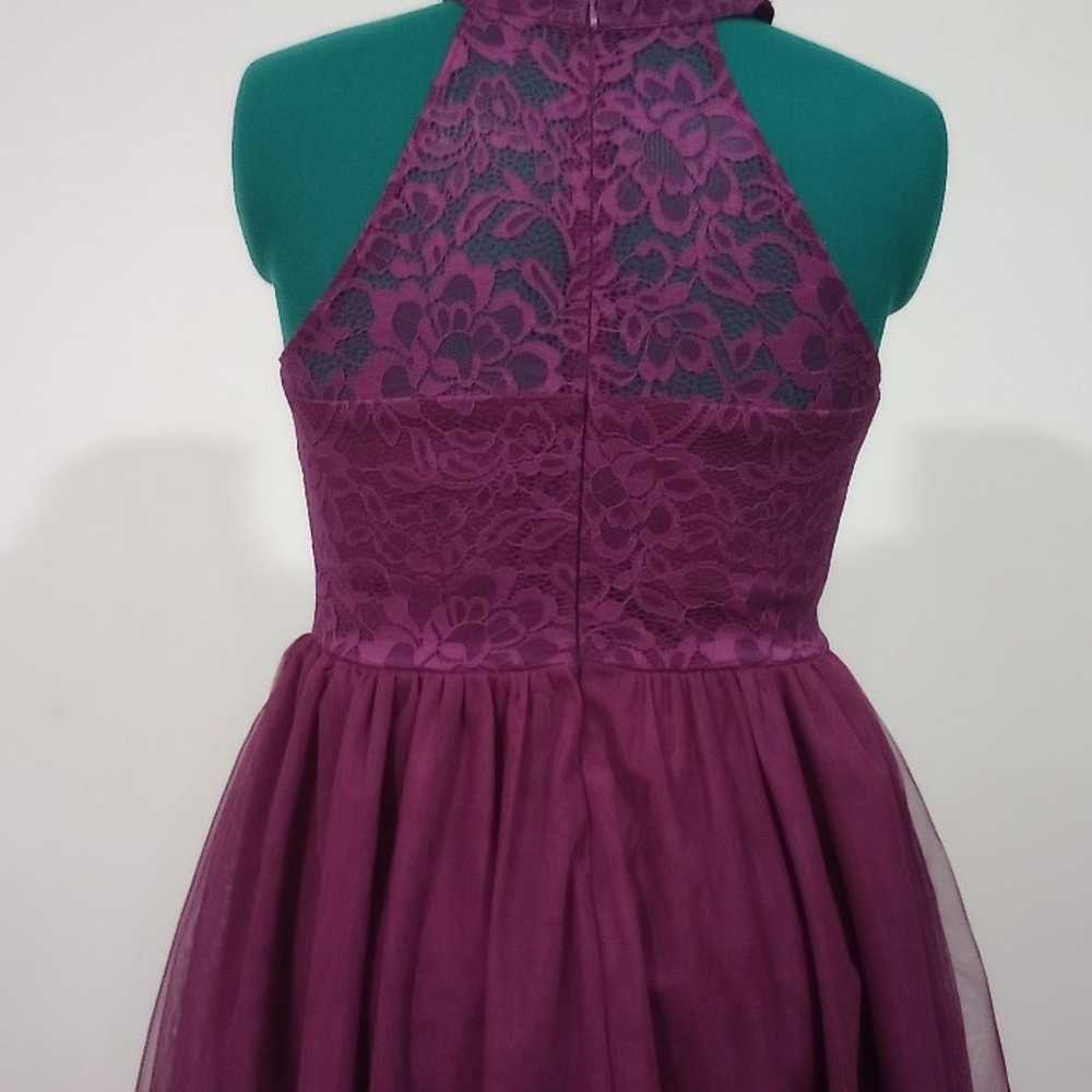 Purple Halter Formal Dress - image 2