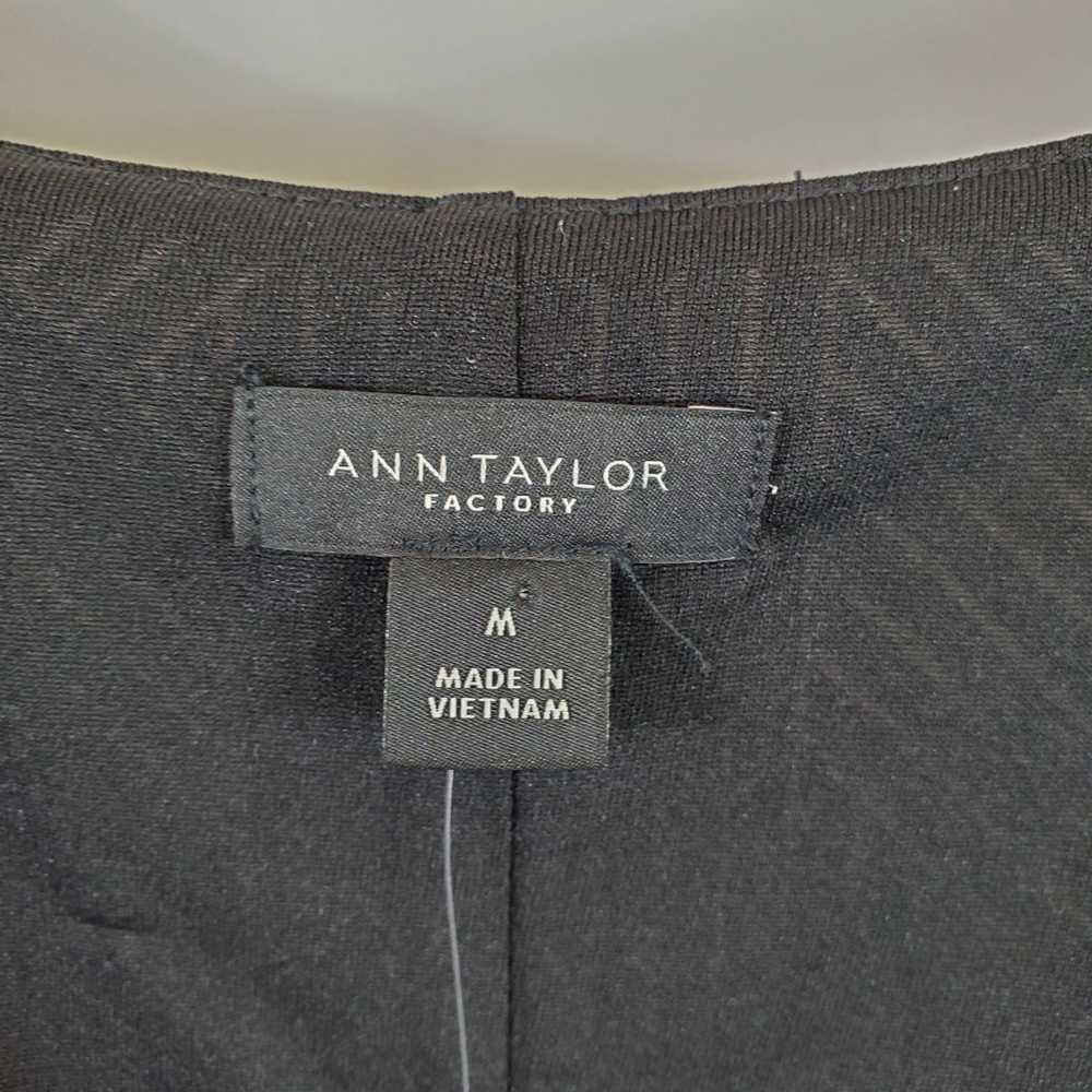 Ann Taylor Women Black Printed Dress M NWT - image 3