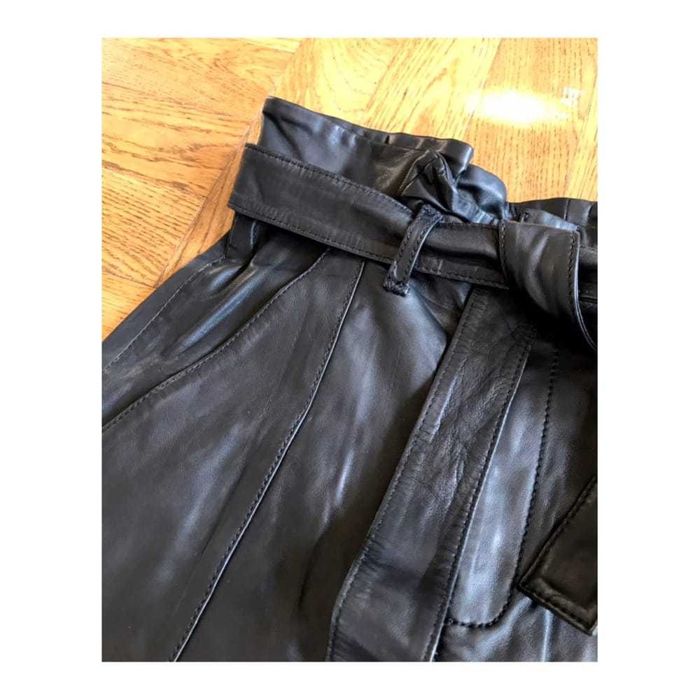 Marissa Webb Leather straight pants - image 10