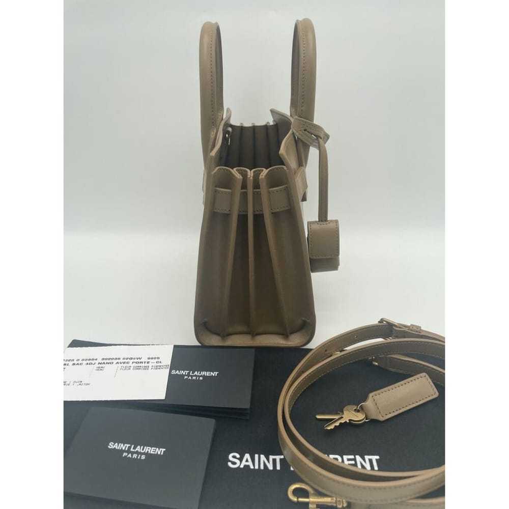 Saint Laurent Sac de Jour leather handbag - image 10