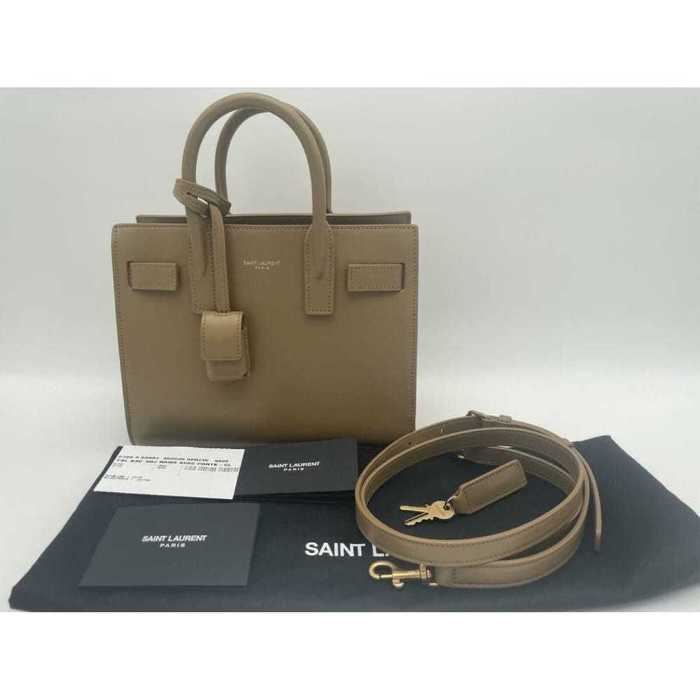 Saint Laurent Sac de Jour leather handbag - image 7