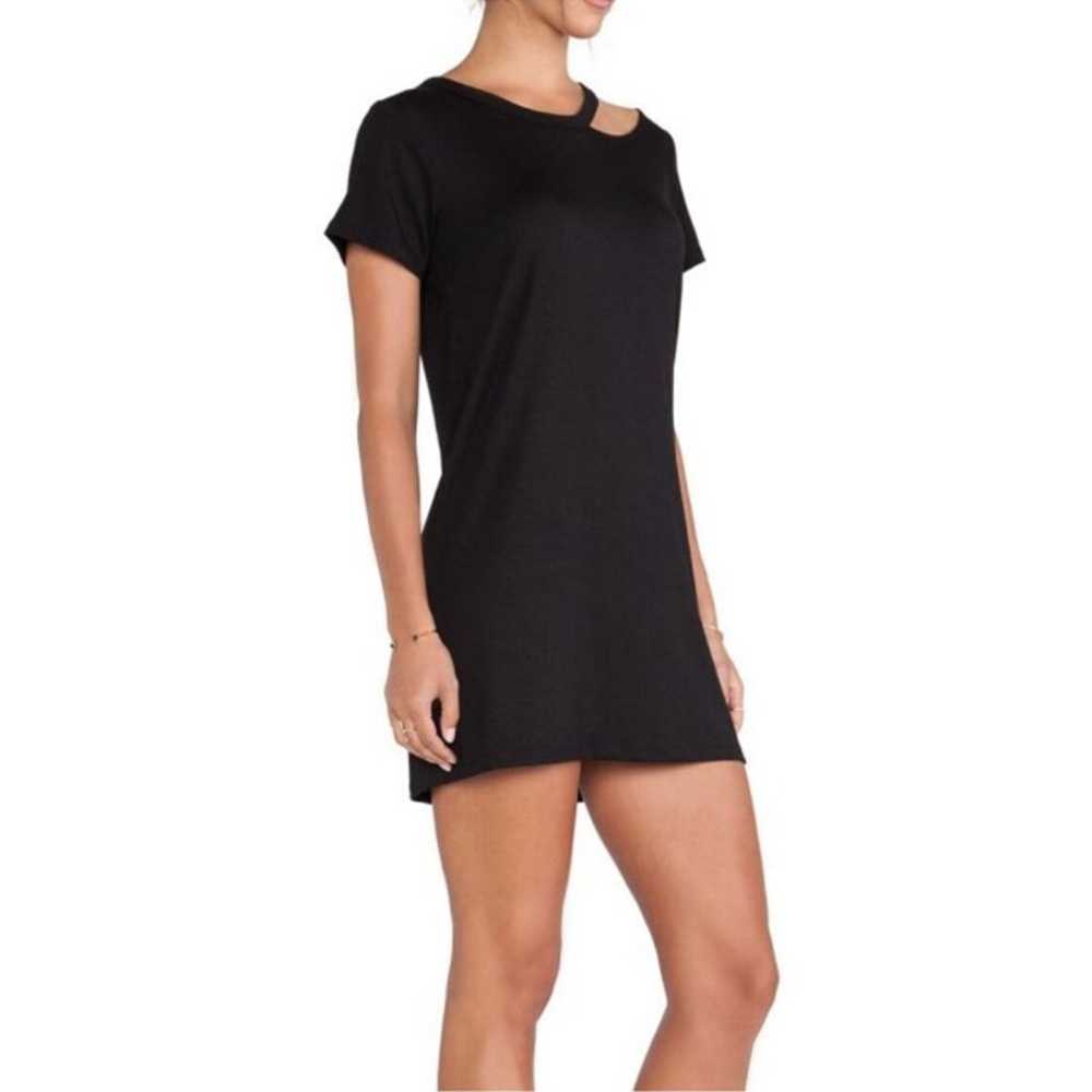 LNA Desert Dress Black Cut-Out Cutout Distressed … - image 3