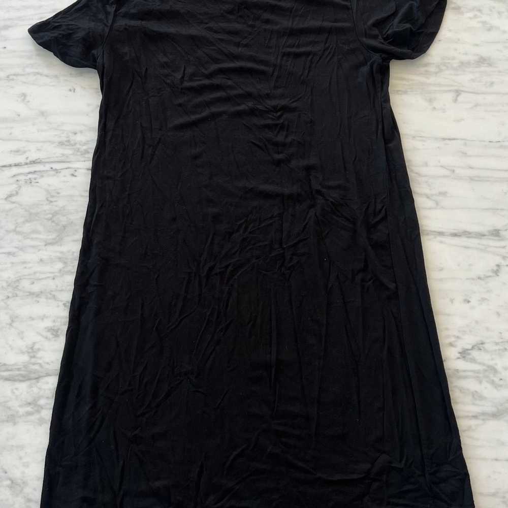 LNA Desert Dress Black Cut-Out Cutout Distressed … - image 5