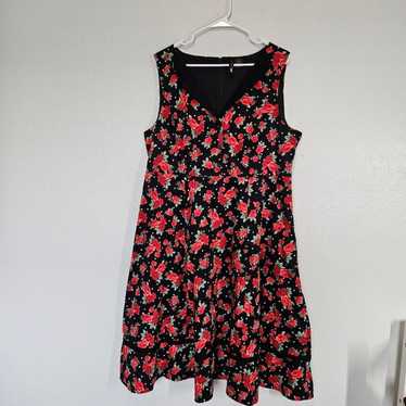 Like New! Retro Chic by Torrid | Roses Pinup Midi… - image 1