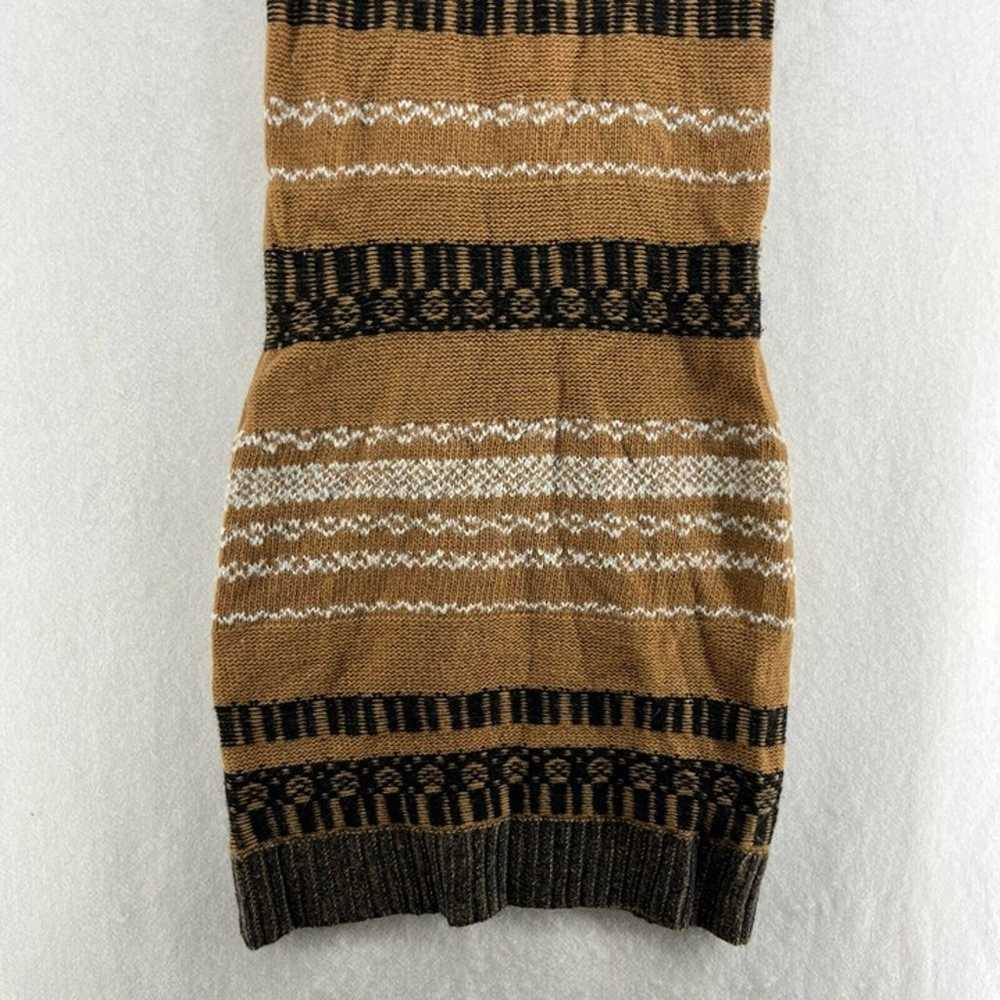 Edun Sweater Dress Women's Sz XS Brown Knitted St… - image 6