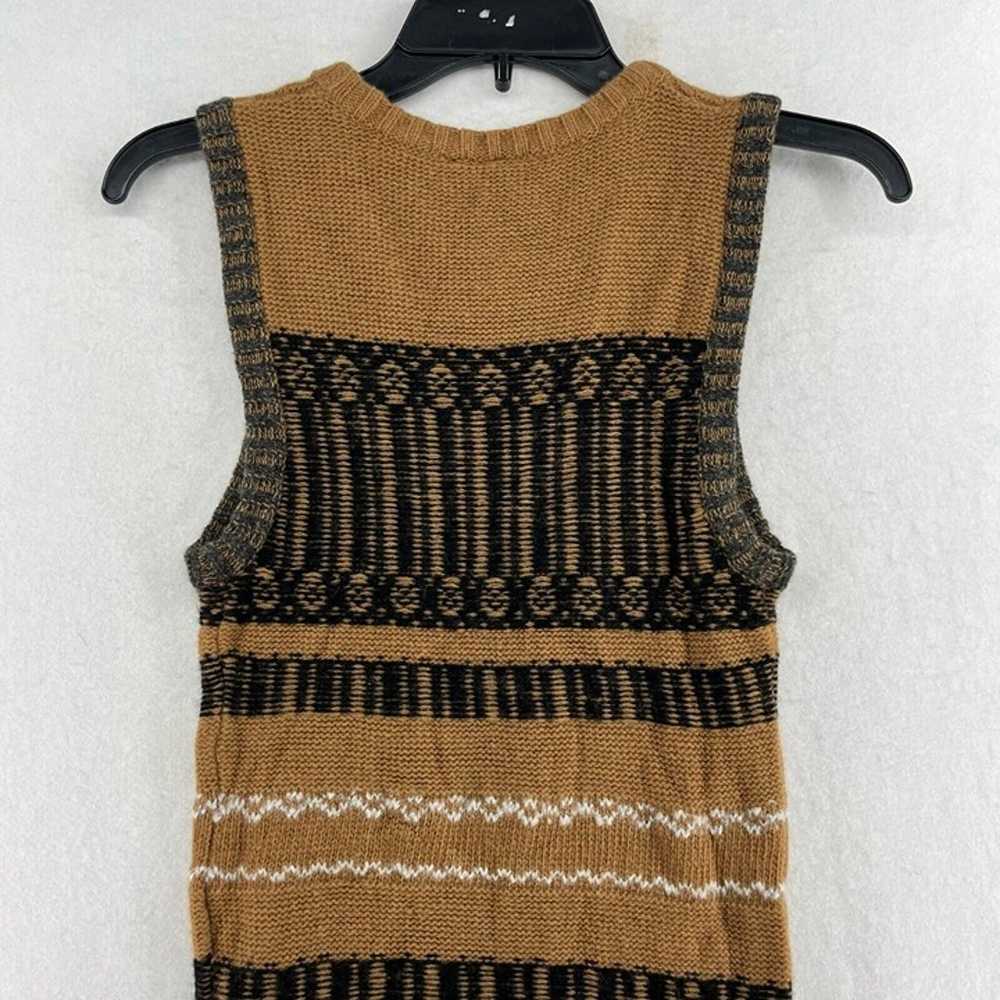 Edun Sweater Dress Women's Sz XS Brown Knitted St… - image 7