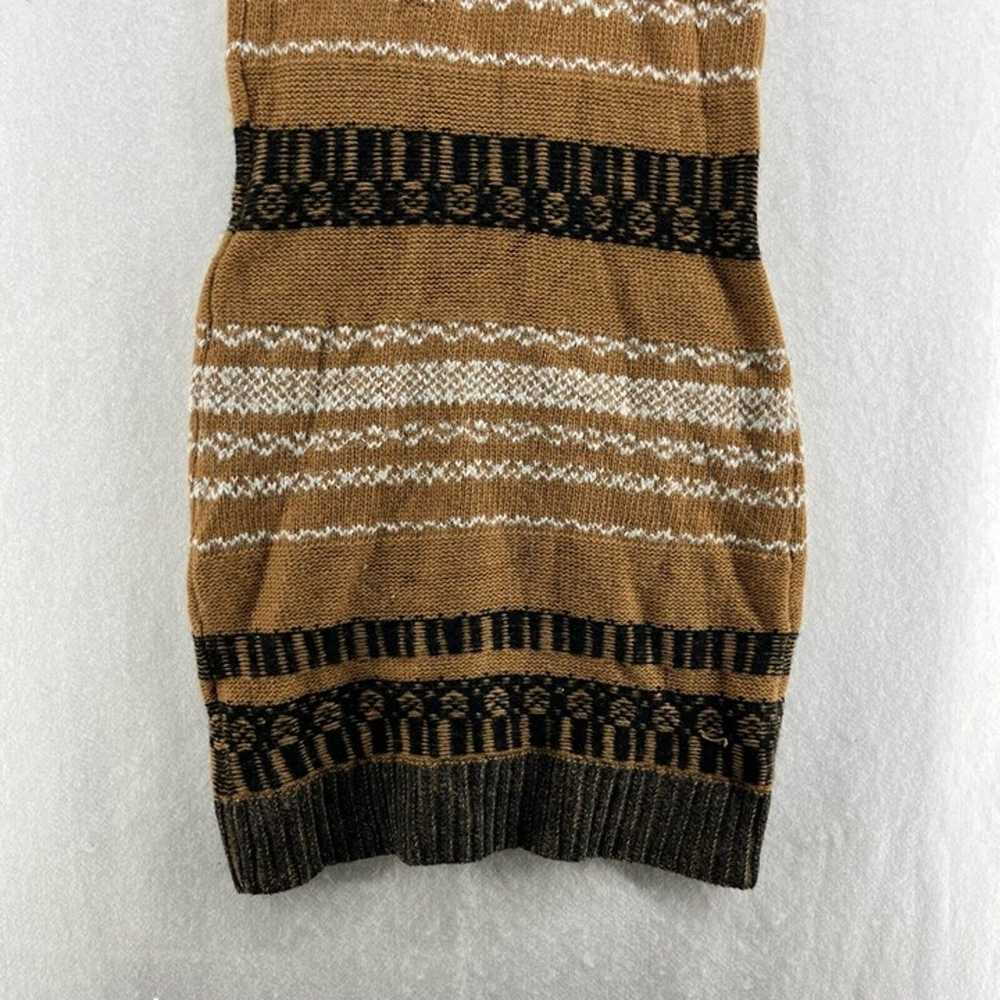 Edun Sweater Dress Women's Sz XS Brown Knitted St… - image 8