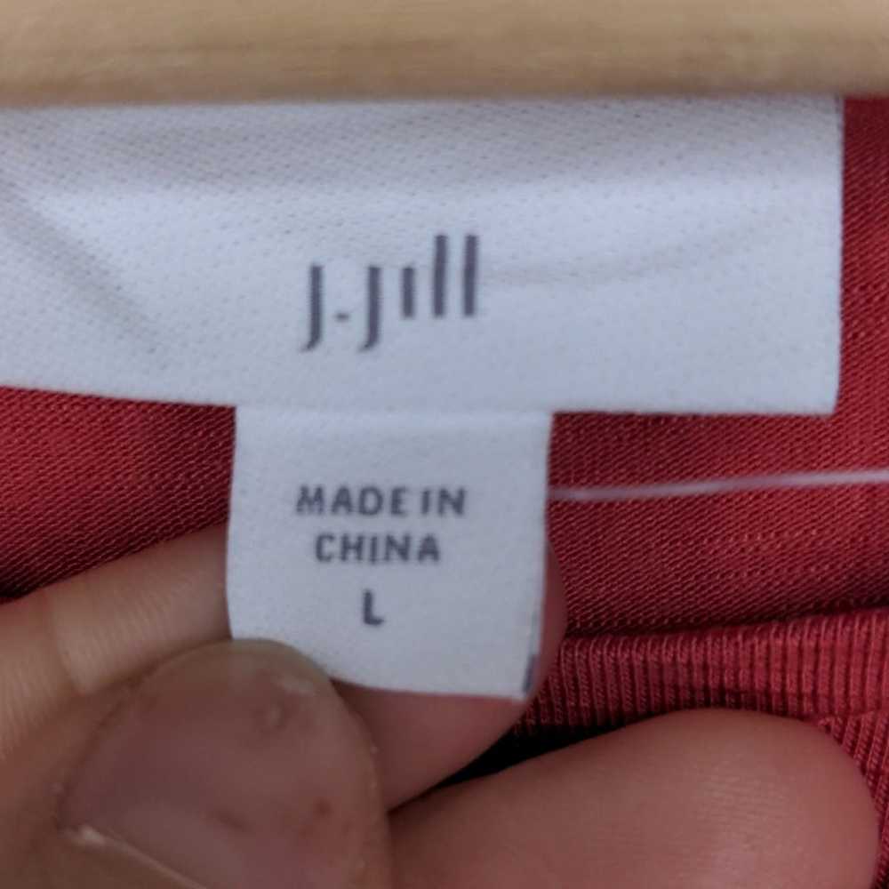 J. Jill coral Jersey Knit Maxi Dress With Pockets - image 3