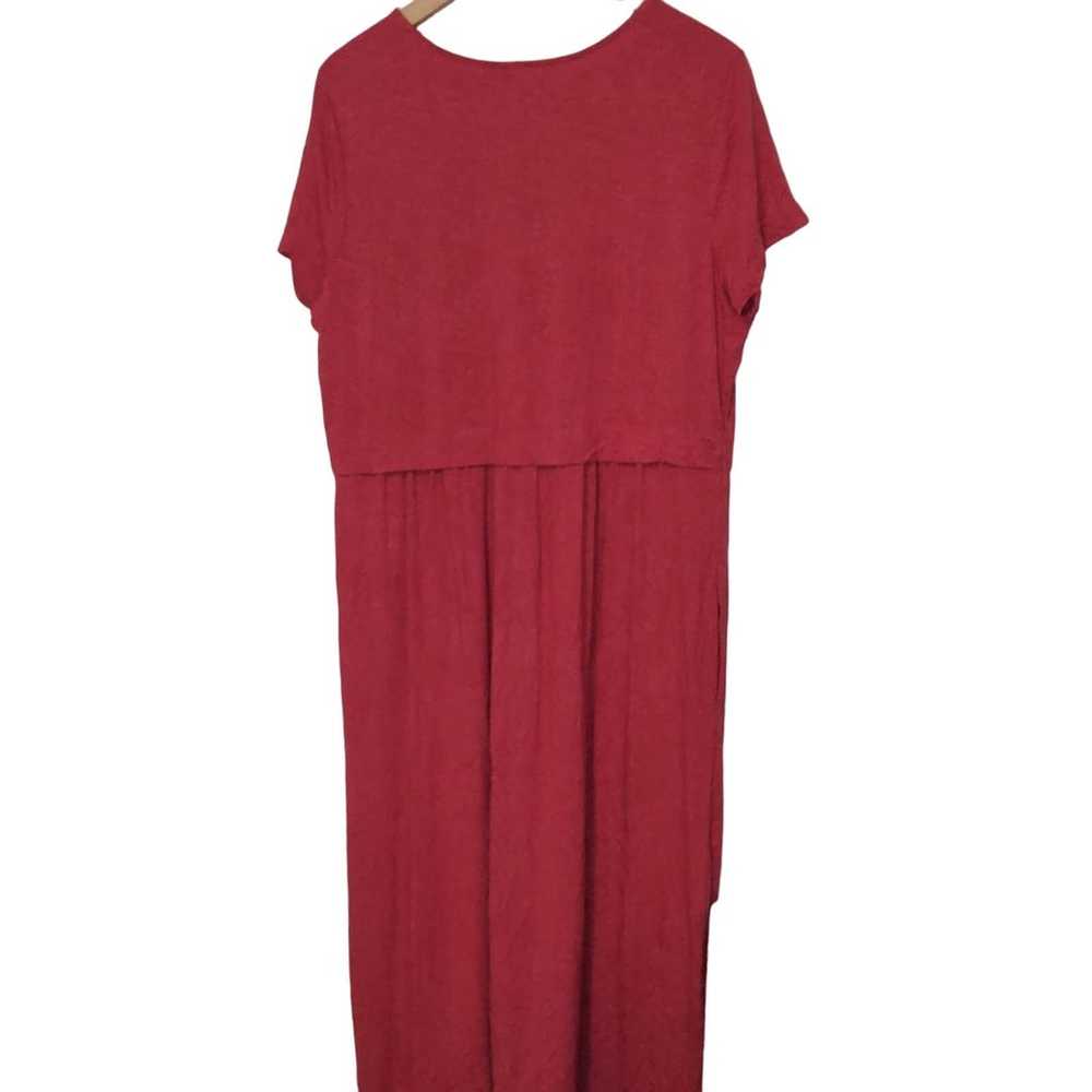 J. Jill coral Jersey Knit Maxi Dress With Pockets - image 6