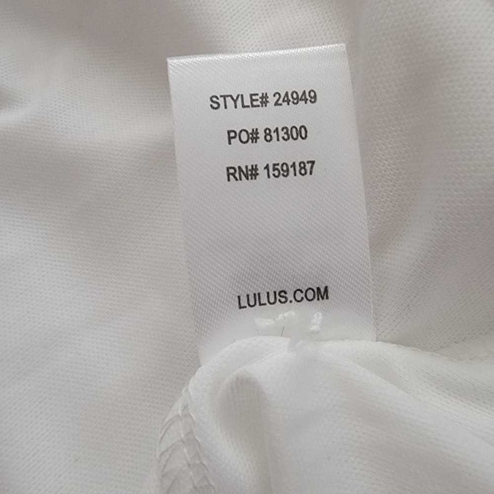 NEW Lulus Maxi Dress White Lace Mermaid Womens XS… - image 11