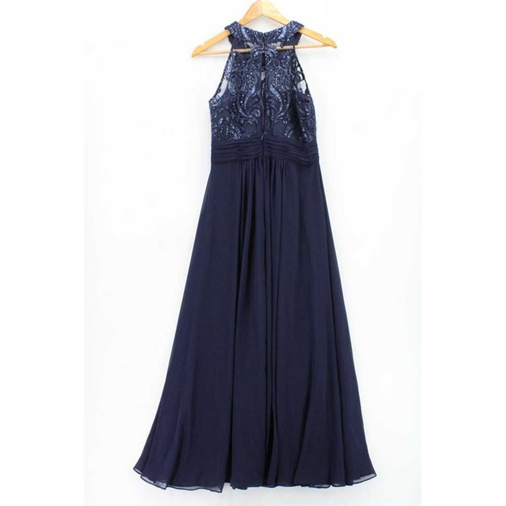Eliza J Maxi Dress Womens Navy Blue Sleeveless Se… - image 7