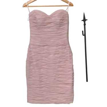 Catherine Regehr short-sleeve ruffled minidress - Pink