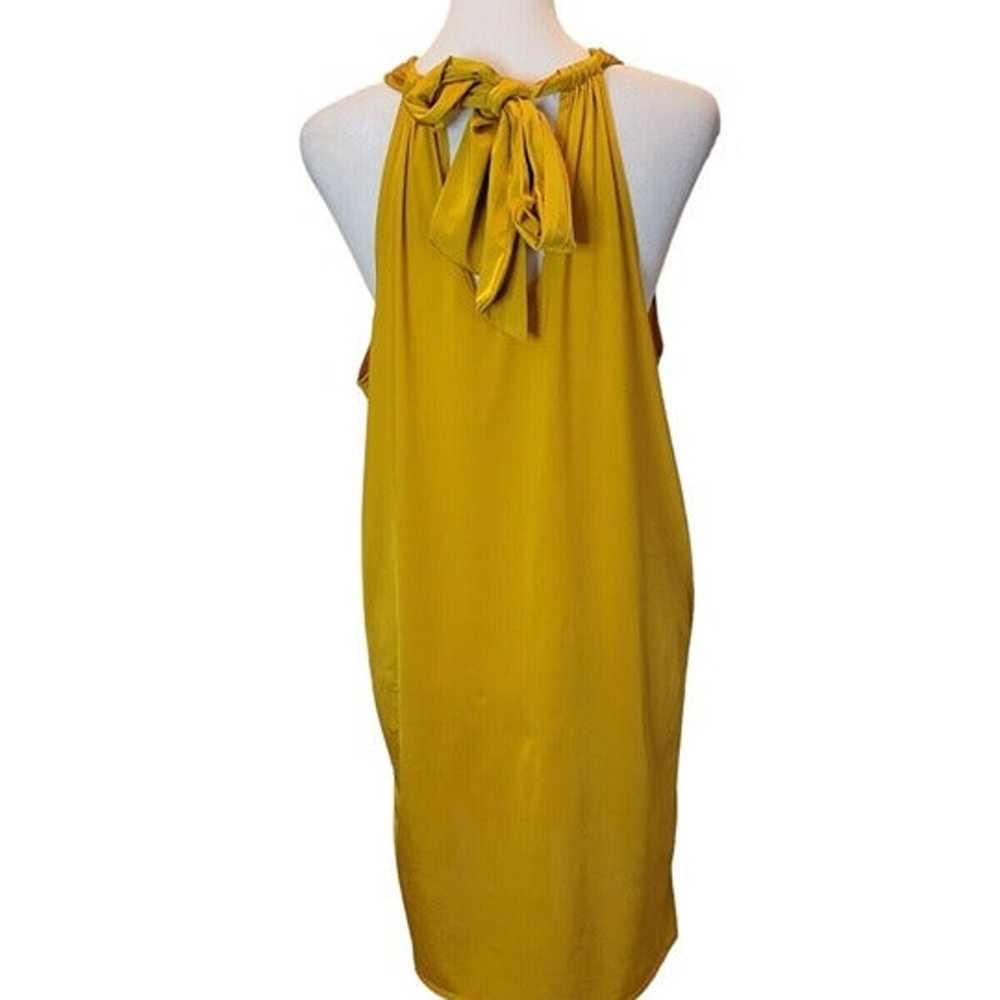 Tara Grinna Resort Wear Mustard Halter Dress with… - image 2